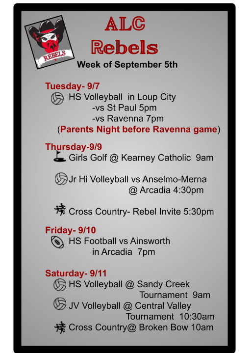 ALC Rebels 9/5