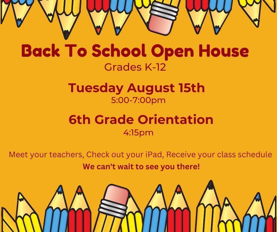 Back to School Open House